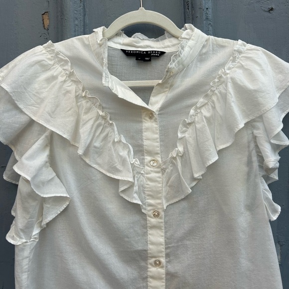 Veronica Beard Jaliyah Blouse, size M - Picture 7 of 13
